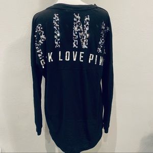 Victoria’s Secret PINK Varsity Bling Crew